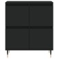 Sideboards 3 Stk. Schwarz Holzwerkstoff Sideboards 3 Stk. Schwarz Holzwerkstoff