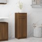 vidaXL Badezimmerschrank Braun Eiche 32x34x90 cm Holzwerkstoff vidaXL Badezimmerschrank Braun Eiche 32x34x90 cm Holzwerkstoff