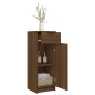 vidaXL Badezimmerschrank Braun Eiche 32x34x90 cm Holzwerkstoff vidaXL Badezimmerschrank Braun Eiche 32x34x90 cm Holzwerkstoff