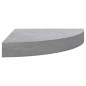 vidaXL Eck-Wandregal Betongrau 35x35x3,8 cm MDF vidaXL Eck-Wandregal Betongrau 35x35x3,8 cm MDF