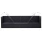 Garten-Sofabett mit Kissen Poly Rattan Schwarz Garten-Sofabett mit Kissen Poly Rattan Schwarz