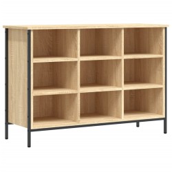 vidaXL Schuhregal Sonoma-Eiche 100x35x70 cm Holzwerkstoff