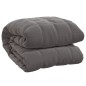vidaXL Gewichtsdecke Grau 200x225 cm 9 kg Stoff vidaXL Gewichtsdecke Grau 200x225 cm 9 kg Stoff