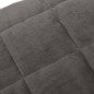 vidaXL Gewichtsdecke Grau 200x225 cm 9 kg Stoff vidaXL Gewichtsdecke Grau 200x225 cm 9 kg Stoff