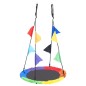 Schaukel mit Fahnen Regenbogen 100 cm Schaukel mit Fahnen Regenbogen 100 cm