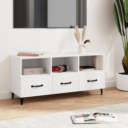 vidaXL TV-Schrank Weiß 102x35x50 cm Holzwerkstoff