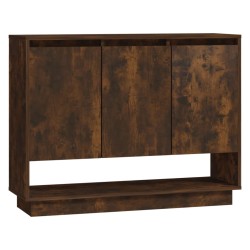 vidaXL Sideboard Räuchereiche 97x31x75 cm Holzwerkstoff