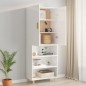 vidaXL Hängeschrank Hochglanz-Weiß 69,5x34x90 cm vidaXL Hängeschrank Hochglanz-Weiß 69,5x34x90 cm