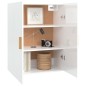 vidaXL Hängeschrank Hochglanz-Weiß 69,5x34x90 cm vidaXL Hängeschrank Hochglanz-Weiß 69,5x34x90 cm