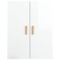 vidaXL Hängeschrank Hochglanz-Weiß 69,5x34x90 cm vidaXL Hängeschrank Hochglanz-Weiß 69,5x34x90 cm