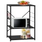 vidaXL Mikrowellenregal Schwarz 60×39,6×79,5 cm Holzwerkstoff vidaXL Mikrowellenregal Schwarz 60×39,6×79,5 cm Holzwerkstoff
