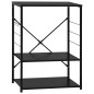 vidaXL Mikrowellenregal Schwarz 60×39,6×79,5 cm Holzwerkstoff vidaXL Mikrowellenregal Schwarz 60×39,6×79,5 cm Holzwerkstoff
