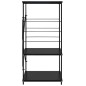 vidaXL Mikrowellenregal Schwarz 60×39,6×79,5 cm Holzwerkstoff vidaXL Mikrowellenregal Schwarz 60×39,6×79,5 cm Holzwerkstoff