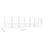vidaXL Gabionenkorb U-Form mit 7 Säulen Eisen 740x20x200 cm vidaXL Gabionenkorb U-Form mit 7 Säulen Eisen 740x20x200 cm
