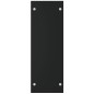 vidaXL Brennholzregal Schwarz 40x35x100 cm Hartglas