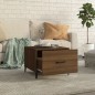 vidaXL Couchtische Metallbeine 2 Stk. Braun Eichen-Optik 50x50x40 cm vidaXL Couchtische Metallbeine 2 Stk. Braun Eichen-Optik 50x50x40 cm
