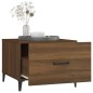 vidaXL Couchtische Metallbeine 2 Stk. Braun Eichen-Optik 50x50x40 cm vidaXL Couchtische Metallbeine 2 Stk. Braun Eichen-Optik 50x50x40 cm