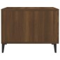 vidaXL Couchtische Metallbeine 2 Stk. Braun Eichen-Optik 50x50x40 cm vidaXL Couchtische Metallbeine 2 Stk. Braun Eichen-Optik 50x50x40 cm