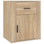 vidaXL Nachttisch Sonoma-Eiche 50x36x60 cm Holzwerkstoff vidaXL Nachttisch Sonoma-Eiche 50x36x60 cm Holzwerkstoff
