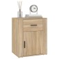 vidaXL Nachttisch Sonoma-Eiche 50x36x60 cm Holzwerkstoff vidaXL Nachttisch Sonoma-Eiche 50x36x60 cm Holzwerkstoff