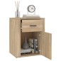 vidaXL Nachttisch Sonoma-Eiche 50x36x60 cm Holzwerkstoff vidaXL Nachttisch Sonoma-Eiche 50x36x60 cm Holzwerkstoff
