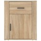 vidaXL Nachttisch Sonoma-Eiche 50x36x60 cm Holzwerkstoff vidaXL Nachttisch Sonoma-Eiche 50x36x60 cm Holzwerkstoff