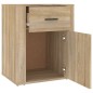 vidaXL Nachttisch Sonoma-Eiche 50x36x60 cm Holzwerkstoff vidaXL Nachttisch Sonoma-Eiche 50x36x60 cm Holzwerkstoff
