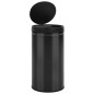 vidaXL Automatischer Sensor-Mülleimer 60 L Kohlenstoffstahl Schwarz vidaXL Automatischer Sensor-Mülleimer 60 L Kohlenstoffstahl Schwarz