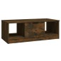vidaXL Couchtisch Räuchereiche 102x50x36 cm Holzwerkstoff vidaXL Couchtisch Räuchereiche 102x50x36 cm Holzwerkstoff