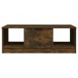 vidaXL Couchtisch Räuchereiche 102x50x36 cm Holzwerkstoff vidaXL Couchtisch Räuchereiche 102x50x36 cm Holzwerkstoff