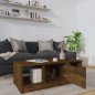 vidaXL Couchtisch Räuchereiche 102x50x36 cm Holzwerkstoff vidaXL Couchtisch Räuchereiche 102x50x36 cm Holzwerkstoff
