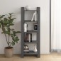 vidaXL Bücherregal/Raumteiler Grau 60x35x160 cm Massivholz vidaXL Bücherregal/Raumteiler Grau 60x35x160 cm Massivholz