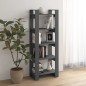 vidaXL Bücherregal/Raumteiler Grau 60x35x160 cm Massivholz vidaXL Bücherregal/Raumteiler Grau 60x35x160 cm Massivholz