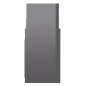 vidaXL Regalschrank Hochglanz-Grau 60x26x60 cm Holzwerkstoff vidaXL Regalschrank Hochglanz-Grau 60x26x60 cm Holzwerkstoff