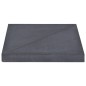 vidaXL Sonnenschirm-Gewichtsplatte Schwarz Granit Quadratisch 15 kg vidaXL Sonnenschirm-Gewichtsplatte Schwarz Granit Quadratisch 15 kg
