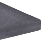 vidaXL Sonnenschirm-Gewichtsplatte Schwarz Granit Quadratisch 15 kg vidaXL Sonnenschirm-Gewichtsplatte Schwarz Granit Quadratisch 15 kg