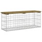 vidaXL Gartenbank aus Gabionen 103x31,5x42 cm Kiefernholz Imprägniert vidaXL Gartenbank aus Gabionen 103x31,5x42 cm Kiefernholz Imprägniert