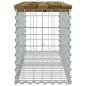 vidaXL Gartenbank aus Gabionen 103x31,5x42 cm Kiefernholz Imprägniert vidaXL Gartenbank aus Gabionen 103x31,5x42 cm Kiefernholz Imprägniert