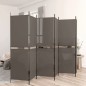 vidaXL 6-tlg. Paravent Anthrazit 300x220 cm Stoff vidaXL 6-tlg. Paravent Anthrazit 300x220 cm Stoff