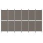 vidaXL 6-tlg. Paravent Anthrazit 300x220 cm Stoff vidaXL 6-tlg. Paravent Anthrazit 300x220 cm Stoff