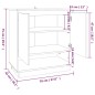 vidaXL Sideboard Braun Eichen-Optik 70x41x75 cm Holzwerkstoff vidaXL Sideboard Braun Eichen-Optik 70x41x75 cm Holzwerkstoff