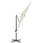 vidaXL LED-Ampelschirm Sandweiß 400x300 cm vidaXL LED-Ampelschirm Sandweiß 400x300 cm