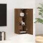 vidaXL Wandschrank Braun Eichen-Optik 35x34x90 cm Holzwerkstoff vidaXL Wandschrank Braun Eichen-Optik 35x34x90 cm Holzwerkstoff