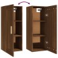 vidaXL Wandschrank Braun Eichen-Optik 35x34x90 cm Holzwerkstoff vidaXL Wandschrank Braun Eichen-Optik 35x34x90 cm Holzwerkstoff