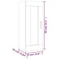 vidaXL Wandschrank Braun Eichen-Optik 35x34x90 cm Holzwerkstoff vidaXL Wandschrank Braun Eichen-Optik 35x34x90 cm Holzwerkstoff