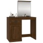vidaXL Schminktisch mit Spiegel Braun Eichen-Optik 90x50x132,5 cm vidaXL Schminktisch mit Spiegel Braun Eichen-Optik 90x50x132,5 cm