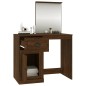 vidaXL Schminktisch mit Spiegel Braun Eichen-Optik 90x50x132,5 cm vidaXL Schminktisch mit Spiegel Braun Eichen-Optik 90x50x132,5 cm