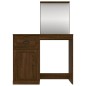 vidaXL Schminktisch mit Spiegel Braun Eichen-Optik 90x50x132,5 cm vidaXL Schminktisch mit Spiegel Braun Eichen-Optik 90x50x132,5 cm
