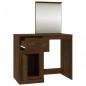 vidaXL Schminktisch mit Spiegel Braun Eichen-Optik 90x50x132,5 cm vidaXL Schminktisch mit Spiegel Braun Eichen-Optik 90x50x132,5 cm