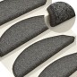 vidaXL Treppenmatten 15 Stk. Dunkelgrau 56x17x3 cm vidaXL Treppenmatten 15 Stk. Dunkelgrau 56x17x3 cm
